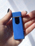 Зажигалка электронная с зарядкой от USB, синяя