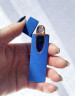 Зажигалка электронная с зарядкой от USB, синяя