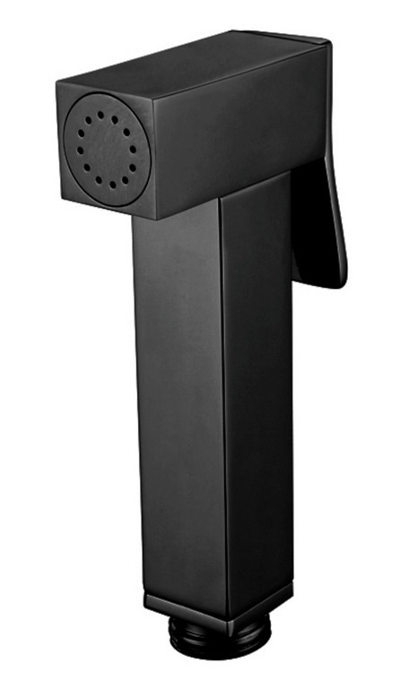 Лейка гигиеническая(биде) квадро черная KERN 4038Black