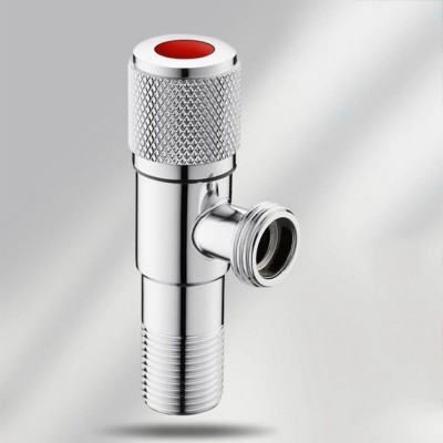 Кран угловой 1/2" нар. для горячей воды Хром