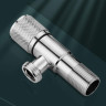 Кран угловой 1/2" нар. для горячей воды Хром