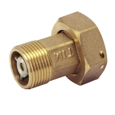 Американка для счетчиков 3/4F*1/2M, с обрат. клапаном  HS032A