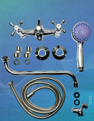 Смеситель для ванны (крест.)   73062  (10/шт) Wassernova