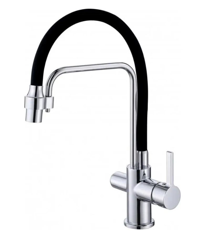 Смеситель для кухни Vedouci  20294 Chrome Black   питевой