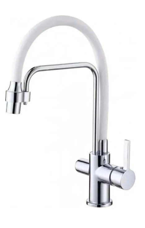 Смеситель для кухни Vedouci  20294 Chrome White    питевой