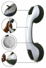 Ручка (поручень) на вакуумных присосках Helping Handle для ванной комнаты