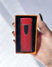 Зажигалка электронная с зарядкой от USB, красная